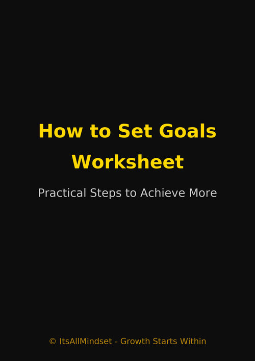 Guide To Setting Goals